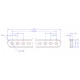 MakeBlock 60711 - belka 0412-108 - niebieski - 4szt. MakeBlock 60711 - belka 0412-108 - niebieski - 4szt.