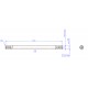 MakeBlock 85406 - wał D8x128mm - typ H MakeBlock 85406 - wał D8x128mm - typ H
