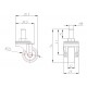 MakeBlock 87000 - obrotowe kółko - 2szt. MakeBlock 87000 - obrotowe kółko - 2szt.