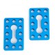 MakeBlock 61230 - płytka 0324-040 - niebieski - 2szt. MakeBlock 61230 - płytka 0324-040 - niebieski - 2szt.