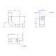 MakeBlock 69007 - Stiffener - niebieski - 2szt. MakeBlock 69007 - Stiffener - niebieski - 2szt.