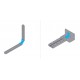 MakeBlock 69007 - Stiffener - niebieski - 2szt. MakeBlock 69007 - Stiffener - niebieski - 2szt.