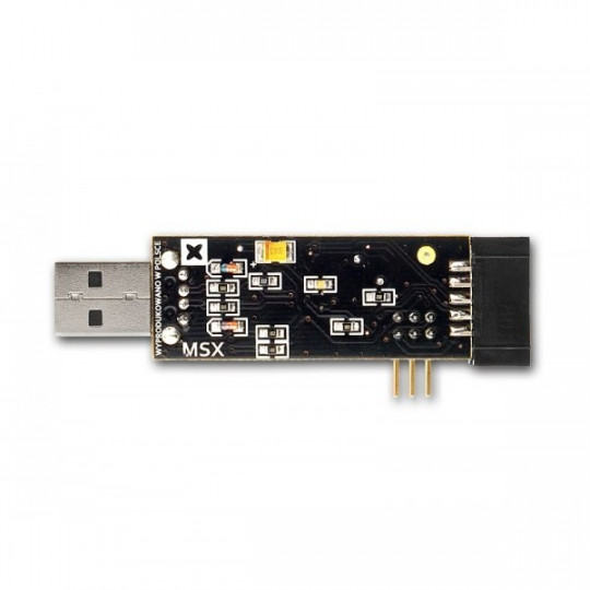 Програматор AVR, сумісний з USBasp ISP + стрічка IDC - чорний