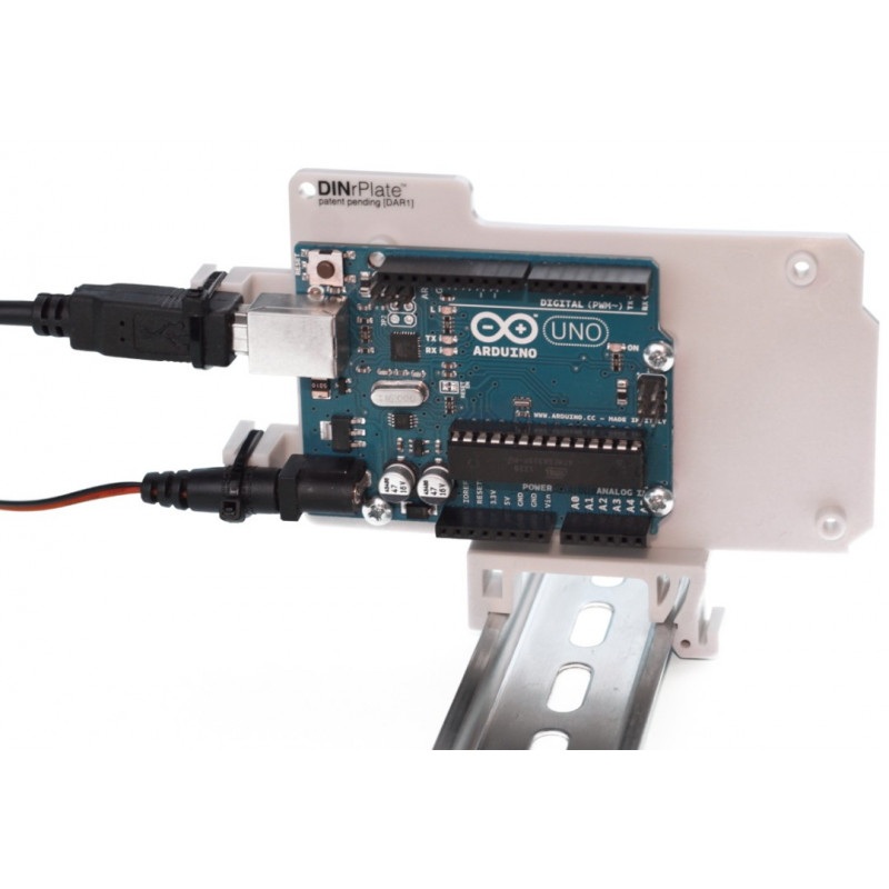 DRP1GREY - mocowanie do szyny DIN dla Arduino Uno / Mega