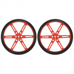 Koła Pololu 80x10mm - czerwone