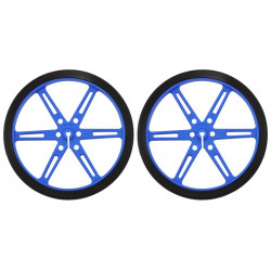 Koła Pololu 80x10mm - niebieskie