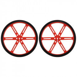 Koła Pololu 90x10mm - czerwone