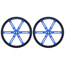 Koła Pololu 90x10mm - niebieskie