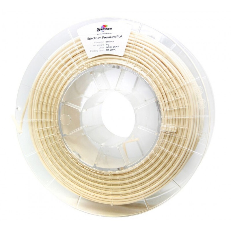 Filament Spectrum PLA 2,85mm 1kg - ivory beige
