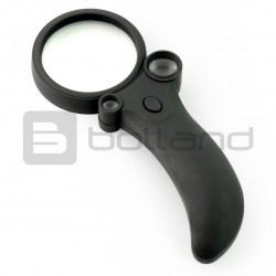 Lupa z podświetleniem - x2,5/x25/x55