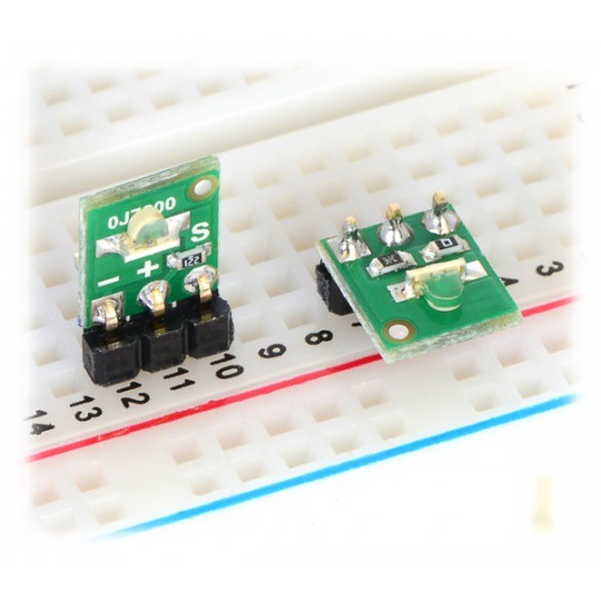 QTR-L-1A - рефлексний датчик - аналоговий, 2 шт. - Pololu 2454