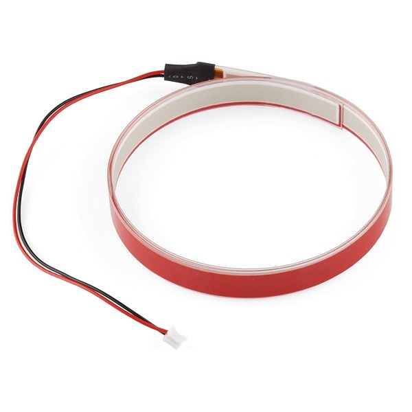 SparkFun EL Tape - taśma elektroluminescencyjna - czerwona - 1m