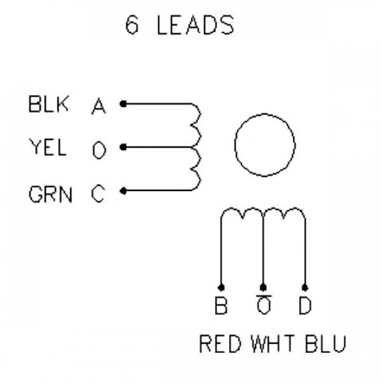 Кроковий двигун 42HS34-0406 200 кроків/об 10 В / 0,4 А / 0,15 Нм
