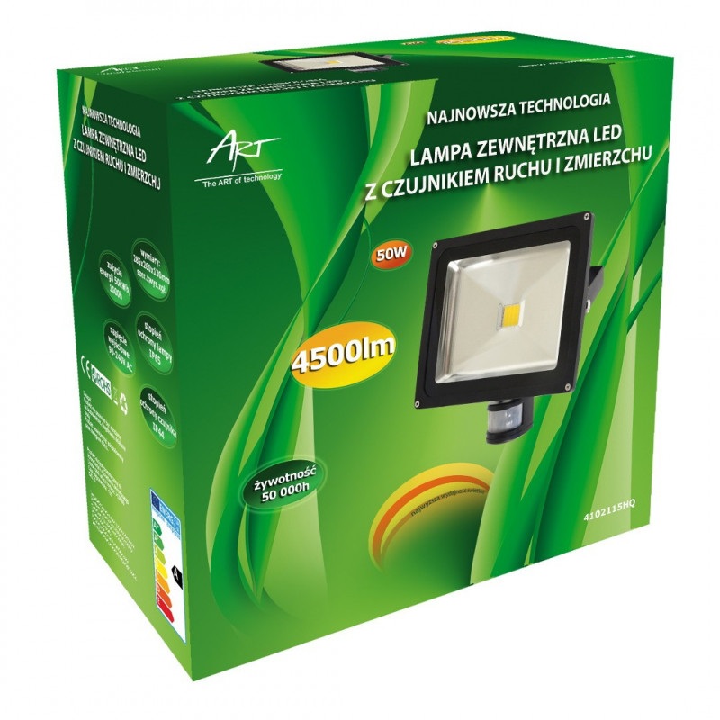 Lampa zewnętrzna LED ART, 50W, 453000lm, IP65, AC80-265V, 4000K - biała neutralna
