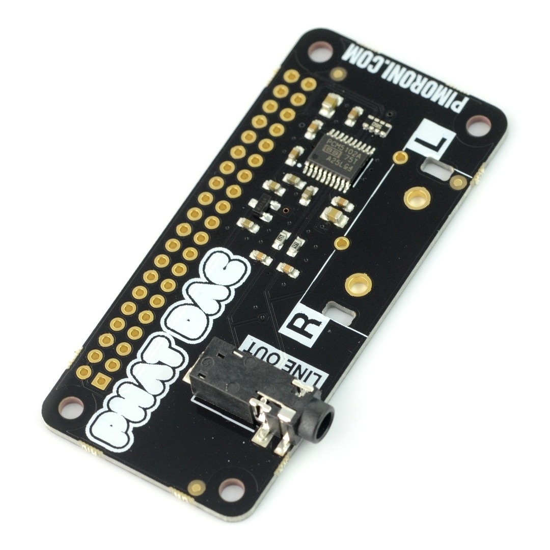 pHAT DAC - karta dźwiękowa do Raspberry Pi 3B+/3/2/B+/A+/Zero