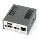 Obudowa do NanoPi M1 Plus - metalowa czarno-biała Obudowa do NanoPi M1 Plus - metalowa czarno-biała