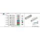 Oświetlenie LED do półek NSP-50 - 3diody, czerwony - 12V / 0.24W Oświetlenie LED do półek NSP-50 - 3diody, czerwony - 12V / 0.24W