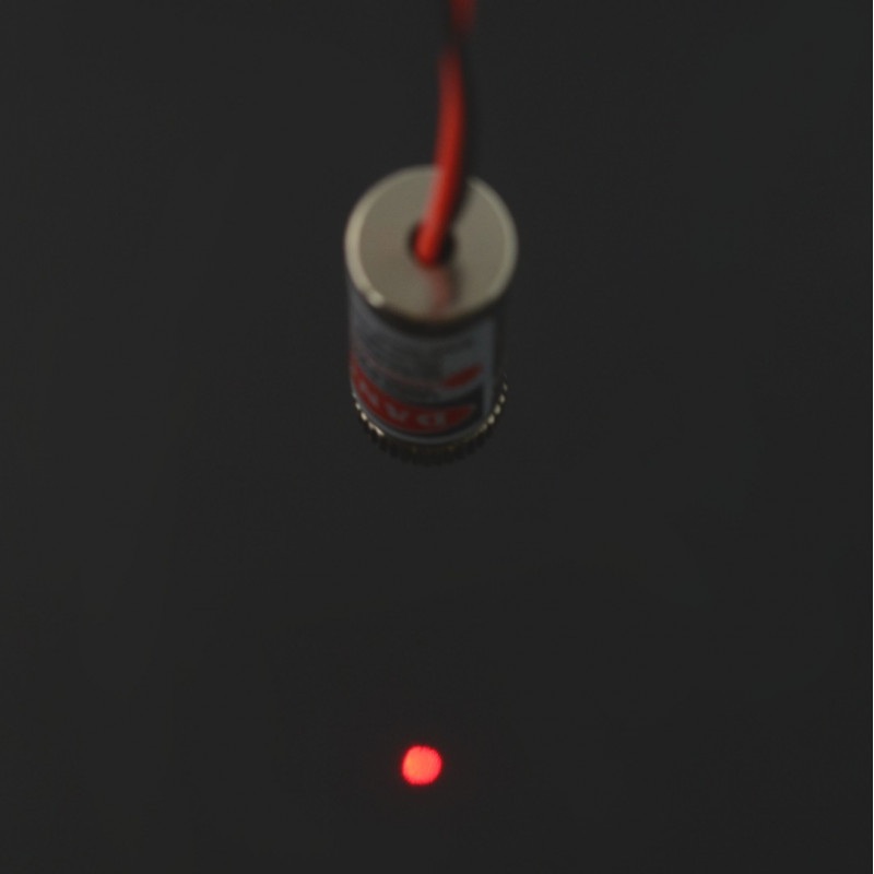 Dioda laserowa 5mW czerwona 5V - kropka