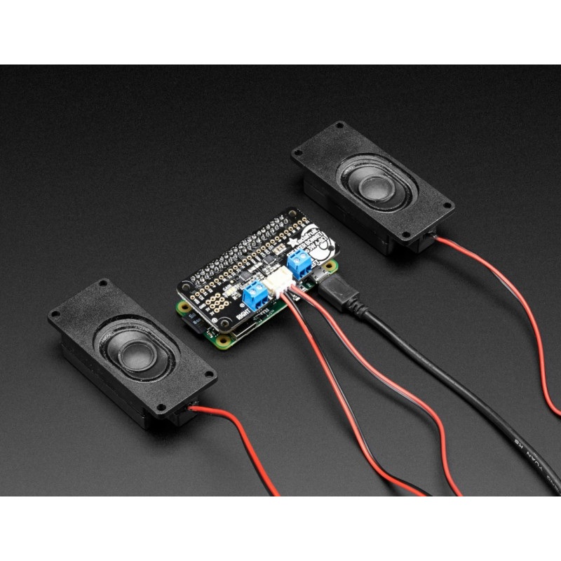 Adafruit Bonnet - Wzmacniacz stereo 3W dla Raspberry Pi