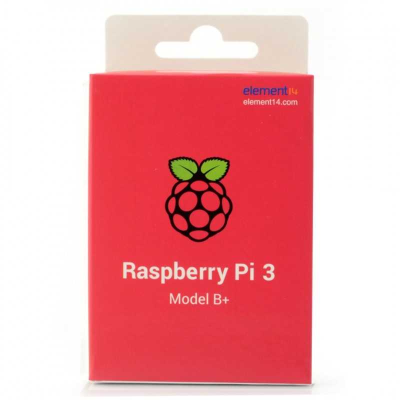 Raspberry Pi 3 model B+ WiFi Dual Band Bluetooth 1GB RAM 1,4GHz