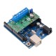 Pololu MAX14870 - dwukanałowy sterownik silników 28V/1,7A - shield dla Arduino Pololu MAX14870 - dwukanałowy sterownik silników 28V/1,7A - shield dla Arduino