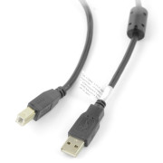 Przewód USB A - B z filtrem ferrytowym - 1,8m