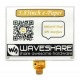 Waveshare E-paper E-Ink (C) 5,83'' 600x448px - wyświetlacz trójkolorowy z nakładką HAT dla Raspberry Pi