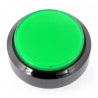 Push Button 6cm - zielony - płaski - zdjęcie 1