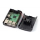 Obudowa Raspberry Pi Model 3B+/3B/2B - czarna z wentylatorem Obudowa Raspberry Pi Model 3B+/3B/2B - czarna z wentylatorem