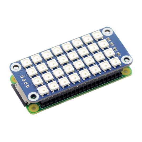 RGB LED Hat - екран для Raspberry Pi 4B/3B+/3B/Zero - Waveshare 12725