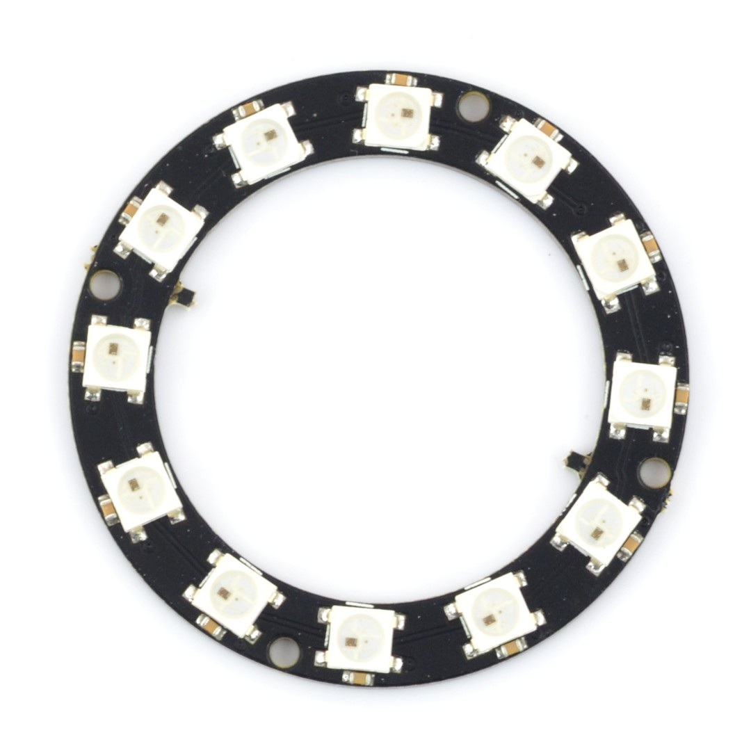 Pierścień LED RGB WS2812 5050 x 12 diod - 50mm