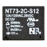 Przekaźnik NT73-2C-S12 - cewka 12V, styki 2x 12A/125VAC - zdjęcie 2