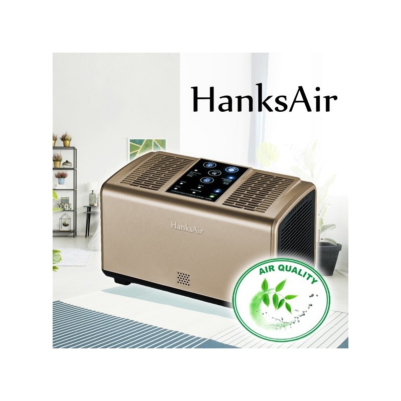 Oczyszczacz powietrza z jonizatorem i czujnikiem jakości powietrza - HanksAir V02