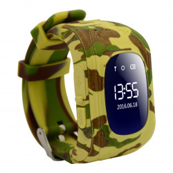 Zegarek dla dzieci z lokalizatorem GPS AW-K01- Military