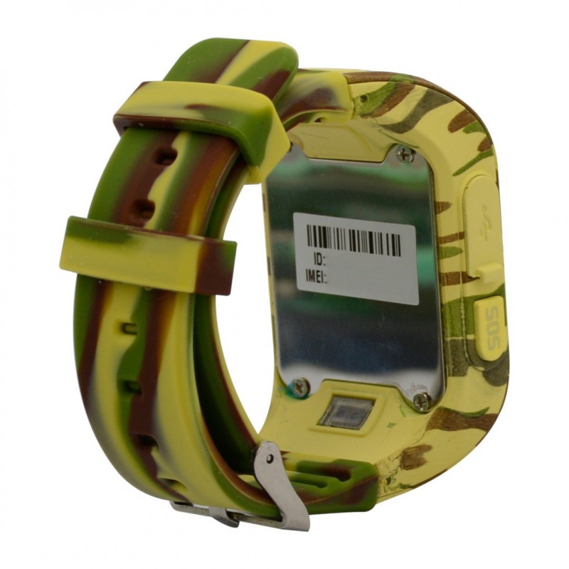 Zegarek dla dzieci z lokalizatorem GPS AW-K01- Military