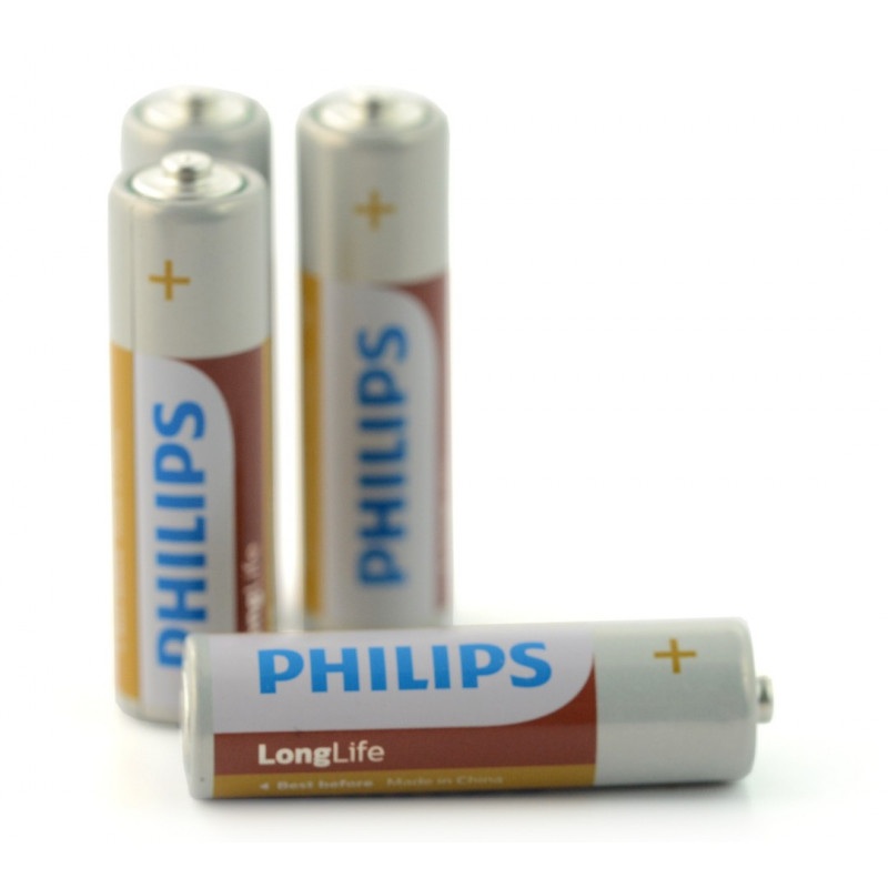 Bateria AA (R6) PHILIPS LongLife - 4szt.