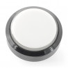 Push Button 6cm - biały - płaski - zdjęcie 1