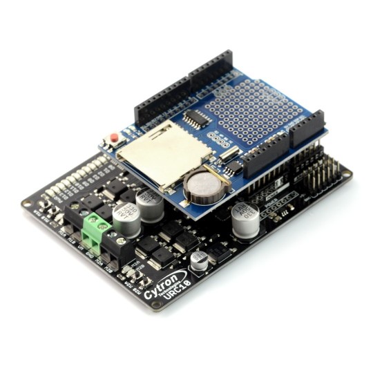 Контролер бойового робота Cytron URC10 ATmega328P + драйвер двигуна 24V/10A - сумісний з Arduino