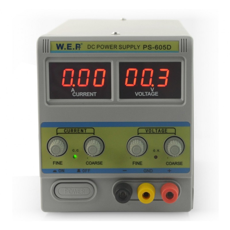 Zasilacz laboratoryjny WEP PS-605D 60V 5A