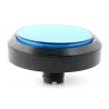 Push button 10cm - niebieski - płaski - zdjęcie 2