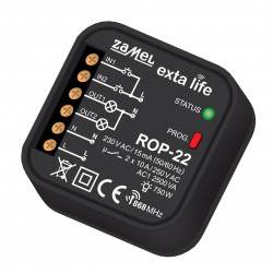Exta Life - Radiowy odbiornik puszkowy 2-kanałowy 230V - ROP-22