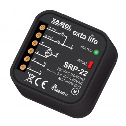 Exta Life - Sterownik rolet dopuszkowy 230V - SRP-22
