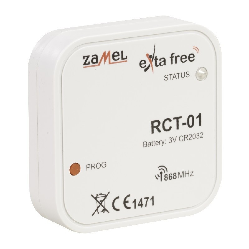 Exta Free - Radiowy dopuszkowy czujnik temperatury - RCT-01