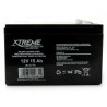 Akumulator żelowy 12V 15Ah Xtreme - zdjęcie 2