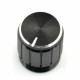 Gałka potencjometru GCL15 czarna - 15mm Gałka potencjometru GCL15 czarna - 15mm