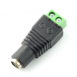 Gniazdo DC 5,5/2,1mm z szybkozłączem