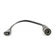 Adapter gniazdo 5,5/2,5mm - wtyk microUSB - z przewodem 17cm Adapter gniazdo 5,5/2,5mm - wtyk microUSB - z przewodem 17cm