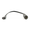 Adapter gniazdo 5,5/2,5mm - wtyk microUSB - z przewodem 17cm Adapter gniazdo 5,5/2,5mm - wtyk microUSB - z przewodem 17cm - zdjęcie 2