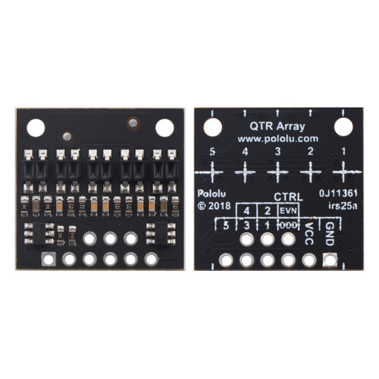 Відбивна сенсорна стрічка QTR-HD-05RC - 5-канальна - цифрова - Pololu 4105