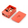 Obudowa Raspberry Pi Model 3B+/3B/2B RS Pro Plus - czerwona z klapką - zdjęcie 3